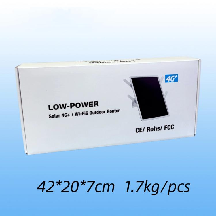 راوتر EAU 4G شمسي بطاقة SIM واي فاي 6 مقاوم للماء خارجي 4G إلى واي فاي كابل