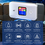 MF801 4G CAT7 ثنائي النطاق محمول WIFI LTE 300M راوتر لاسلكي قابل للتوصيل شاشة ملونة ميفي نقطة اتصال متنقلة، MF801