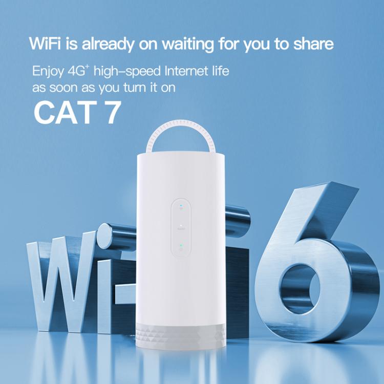 راوتر بطاقة SIM CPE 4G CAT7 ضوء تخييم ملون نقطة اتصال واي فاي محمولة LTE قابس الاتحاد الأوروبي، CAF902