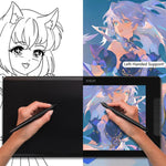 شاشة رسم رقمية VEIKK VK1600 مقاس 15.6 بوصة شاشة رسم إلكترونية متوافقة مع الهاتف المحمول