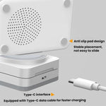 G12 Magnetic 3 In 1 Vertical Wireless Charger For Apple IPhones / AirPods / Apple Watches