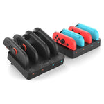قاعدة شحن 4 في 1 من ipega لشحن وحدة تحكم Nintendo Switch 2 / Joy-Con، PG-SW2081