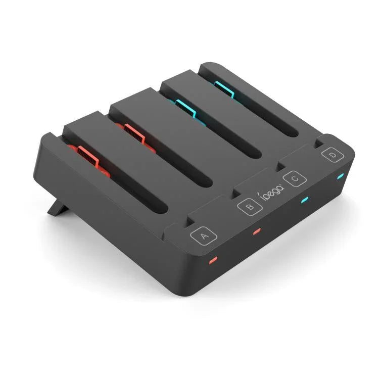 قاعدة شحن 4 في 1 من ipega لشحن وحدة تحكم Nintendo Switch 2 / Joy-Con، PG-SW2081