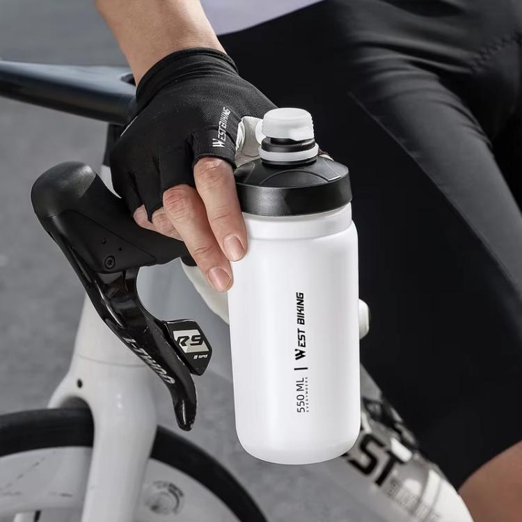 زجاجة ماء للدراجة WEST BIKING بسعة 720 مل للتنقل مقاومة للتسرب بتصميم عصر محمول للرياضة، 720 مل أصفر، 720 مل أبيض، 720 مل أبيض واسع، 720 مل أصفر واسع