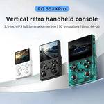 جهاز ألعاب محمول رجعي ANBERNIC RG 35XXPro بشاشة 3.5 بوصة، نظام Linux 64-بت، ذاكرة 64G+128G، 64G+256G