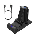 قاعدة شحن وتخزين 3 في 1 مع مؤشرات LED لوحدة تحكم Joy-Con وPro لنينتندو سويتش 2، SW-3ZC028