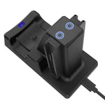 قاعدة شحن وتخزين 3 في 1 مع مؤشرات LED لوحدة تحكم Joy-Con وPro لنينتندو سويتش 2، SW-3ZC028