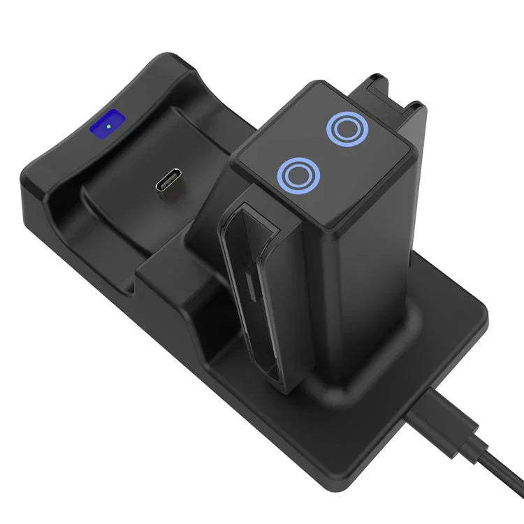 قاعدة شحن وتخزين 3 في 1 مع مؤشرات LED لوحدة تحكم Joy-Con وPro لنينتندو سويتش 2، SW-3ZC028