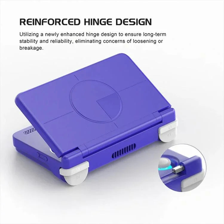 جهاز ألعاب Retroid Pocket Flip 2 بمعالج SD865، أندرويد 13، شاشة AMOLED بحجم 5.5 بوصة، واي فاي، بلوتوث، مشغل فيديو