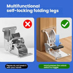 90-degree Self-Locking Folding Hinge Table Chair Bed Leg Foldable Support Brackets