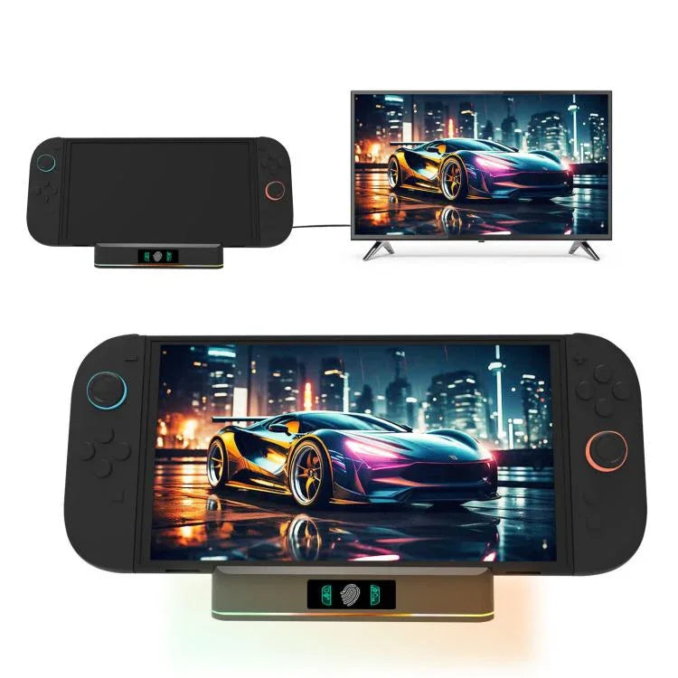 قاعدة شحن لوحدة تحكم جهاز نينتندو سويتش 2 KJH مع مخرج HDMI بدقة 1080P 60 هرتز، KJH-NS2-027