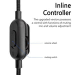 كابل سماعة رأس إصدار تعديل 2 متر لسماعات Sennheiser GAME ONE / GAME ZERO / PC 373D / GSP350 / GSP500 / GSP600، قابس مفرد، قابس مزدوج