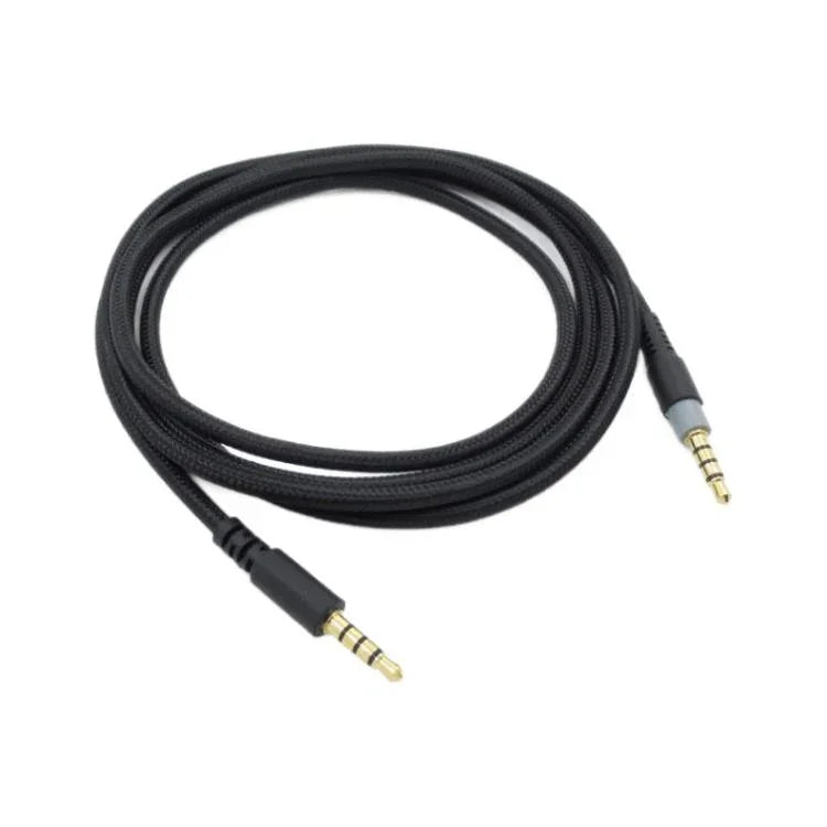 كابل تسجيل سماعة رأس ذكر إلى ذكر 3.5 مم لسماعات Kingston HyperX Cloud Alpha / Mix، ZS0295