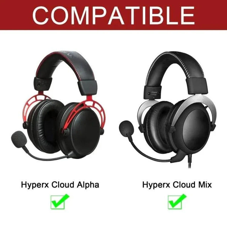 كابل تسجيل سماعة رأس ذكر إلى ذكر 3.5 مم لسماعات Kingston HyperX Cloud Alpha / Mix، ZS0295