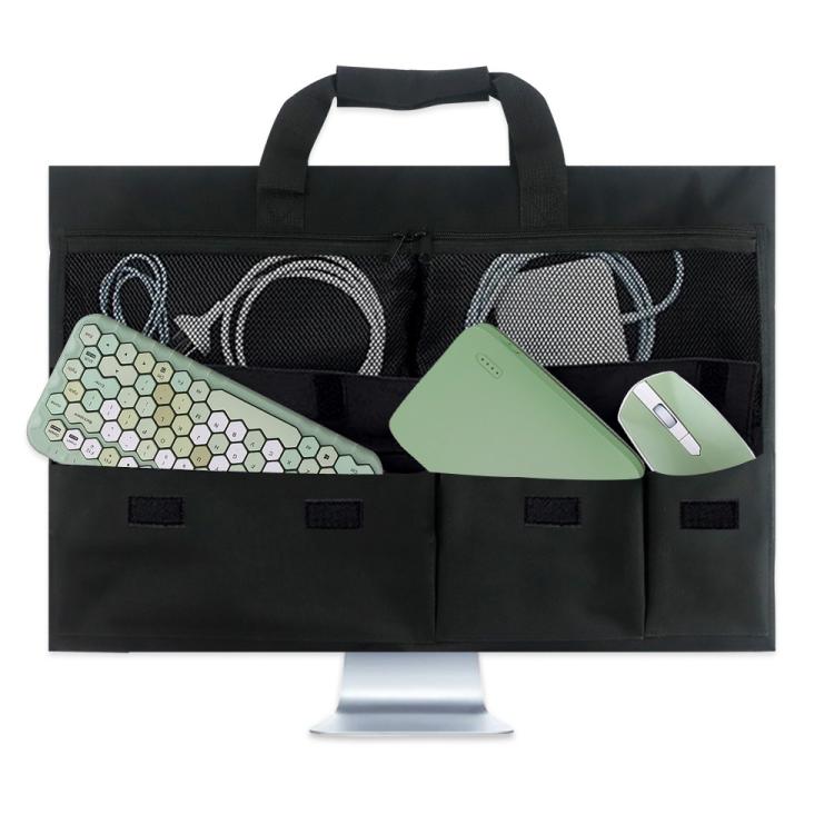 Nylon Fabric Lining Flannel Integrated Desktop Computer Bag Dust Cover