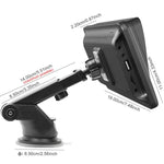 جهاز تشغيل MP5 للسيارة بشاشة لمس HD 7 بوصة + صورة عكسية HD مع 8 أضواء وكار بلاي لاسلكي، X5300 مع كاميرا 8 أضواء