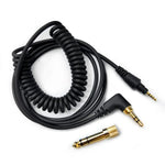 كابل صوت سماعة رأس نابضي بطول 1.2 متر، لسماعات Pioneer HDJ-CUE1 / HDJ-X7 / HDJ-S7 / HDJ-X5 / HDJ-S7، قابس منحني، قابس مستقيم