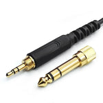 كابل صوت سماعة رأس نابضي بطول 1.2 متر، لسماعات Pioneer HDJ-CUE1 / HDJ-X7 / HDJ-S7 / HDJ-X5 / HDJ-S7، قابس منحني، قابس مستقيم