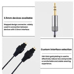 كابل صوت لسماعات Sennheiser HD414 / HD650 / HD600 / HD580 / HD660S، 2 متر، 1.2 متر