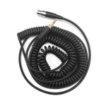 كابل سماعة رأس مع قابس 6.35 مم لسماعات AKG Q701 Q702 K712 K240، نابض بطول 1.5-4.5 متر، مستقيم بطول 3 متر
