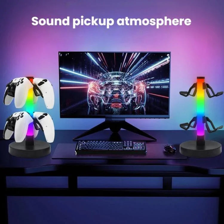 KBB-81 RGB Gaming Controller Headphone Stand Ambient Light Stand, Wired Control, Wired Control+Remote Control, Wired Control+Remote Control+Bluetooth App