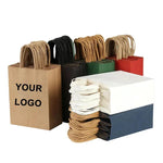Kraft Paper Takeout Bags, Size: 13x7x14.5cm, 50bags In One Package, 15x8x21cm, Natural, 21x11x27cm, Natural, 15x8x21cm, White, 21x11x27cm, White, 21x14x27cm, White, 26x12x31cm, White, 32x11x27cm, White