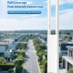 نقطة وصول لاسلكية خارجية ثنائية النطاق COMFAST CF-EW82 بسرعة 1300Mbps مع إيثرنت جيجابت، قابس الاتحاد الأوروبي، قابس الولايات المتحدة، قابس المملكة المتحدة، قابس أستراليا