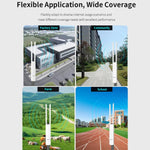 نقطة وصول لاسلكية خارجية ثنائية النطاق COMFAST CF-EW82 بسرعة 1300Mbps مع إيثرنت جيجابت، قابس الاتحاد الأوروبي، قابس الولايات المتحدة، قابس المملكة المتحدة، قابس أستراليا