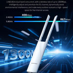 نقطة وصول لاسلكية خارجية ثنائية النطاق COMFAST CF-EW82 بسرعة 1300Mbps مع إيثرنت جيجابت، قابس الاتحاد الأوروبي، قابس الولايات المتحدة، قابس المملكة المتحدة، قابس أستراليا