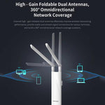 نقطة وصول لاسلكية خارجية ثنائية النطاق COMFAST CF-EW82 بسرعة 1300Mbps مع إيثرنت جيجابت، قابس الاتحاد الأوروبي، قابس الولايات المتحدة، قابس المملكة المتحدة، قابس أستراليا