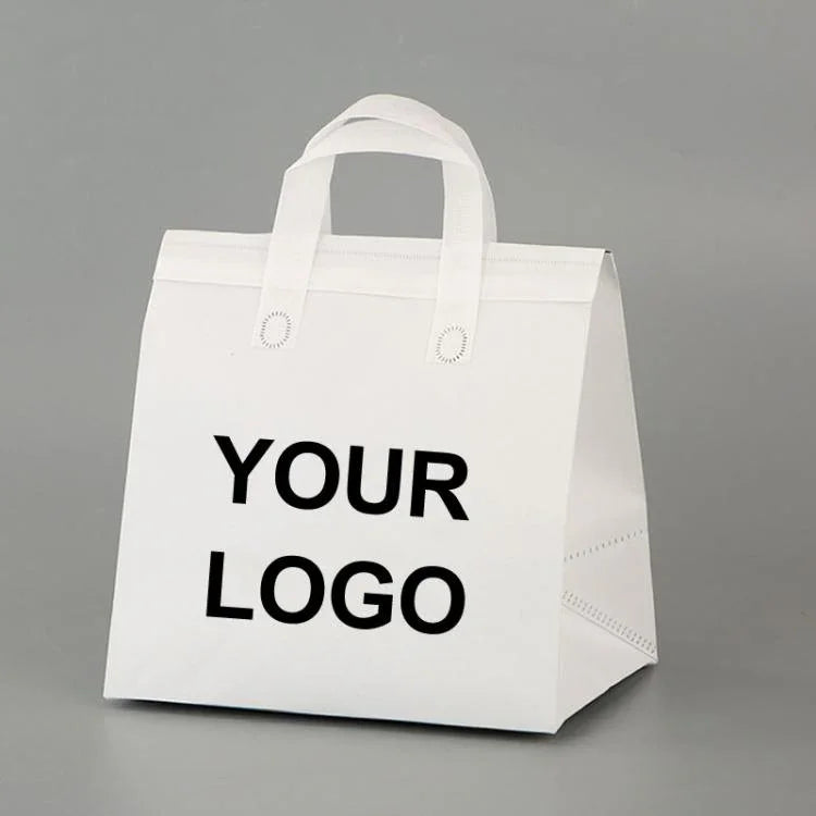 Aluminum Foil Thermal Takeaway Bag, 50 Bags In One Package, Size: 21x26x11cm, Small 21x26x11cm, Medium 24x24x15cm, Large 26x26x17cm, Extra Large 30x30x20cm