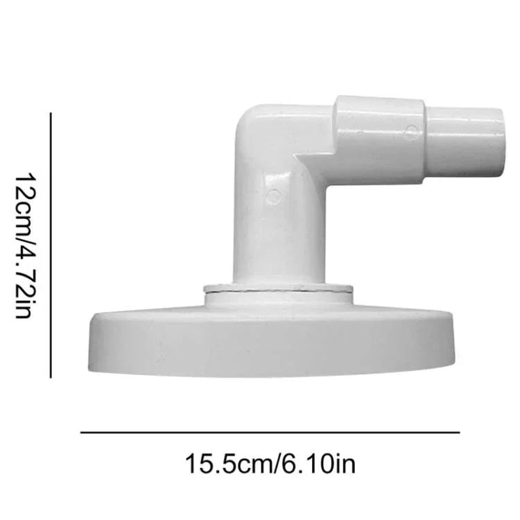 90-degree Elbow Vacuum Plate Pool Skimmer Replacement Part