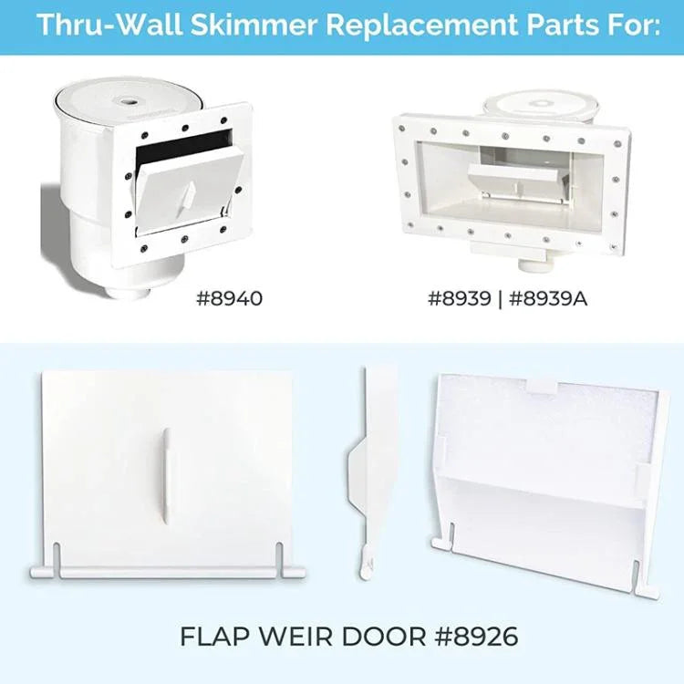 Swimming Pool Skimmer Weir Gate 8926 Replacement Flapper