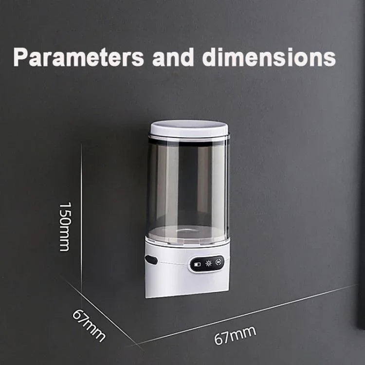Rechargeable UV Toothbrush And Cup Sterilizer Wall Mount - Drill-Free Installation For Single User
