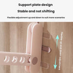 Multifunctional Travel Foldable Clothes Drying Rack With Seven Holes