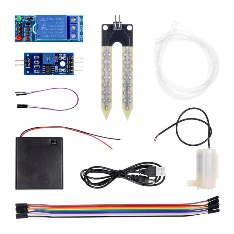 DIY Soil Moisture Detection Automatic Watering Pump Irrigation Kit, 1-Way