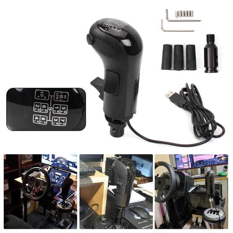 مبدل ناقل حركة لمحاكي ذراع التحكم في ألعاب السباق لأجهزة Logitech G29 / G27 / G25 / G923، HB043
