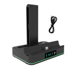 قاعدة شحن LED RGB من KJH لجهاز نينتندو سويتش 2 ووحدة تحكم Joy-Con، محطة شحن سريعة