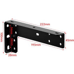 2 قطع دعامة دعم عائمة حامل دعم المكتب حامل عائم مثبت على الحائط، أسود 222mm، أسود 282mm، أسود 312mm، أسود 352mm، أسود 432mm، فولاذ مقاوم للصدأ 222mm، فولاذ مقاوم للصدأ 282mm، فولاذ مقاوم للصدأ 312mm، فولاذ مقاوم للصدأ 352mm