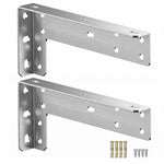 2 قطع دعامة دعم عائمة حامل دعم المكتب حامل عائم مثبت على الحائط، أسود 222mm، أسود 282mm، أسود 312mm، أسود 352mm، أسود 432mm، فولاذ مقاوم للصدأ 222mm، فولاذ مقاوم للصدأ 282mm، فولاذ مقاوم للصدأ 312mm، فولاذ مقاوم للصدأ 352mm