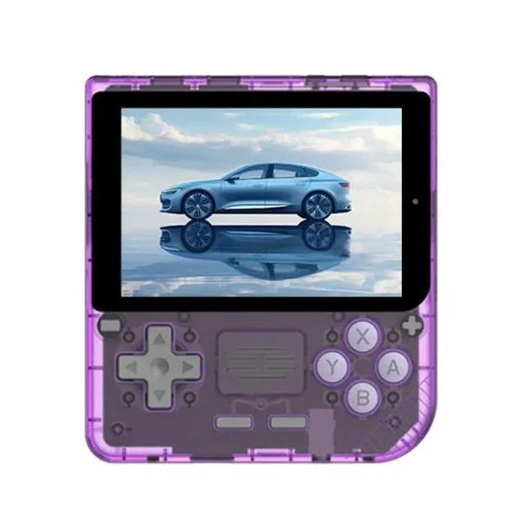 جهاز ألعاب محمول كلاسيكي POWKIDDY V10 بشاشة IPS OCA كاملة مقاس 3.5 بوصة، رباعي النواة Cortex-A35 بسرعة 1.5 جيجاهرتز، 64 جيجابايت، 128 جيجابايت