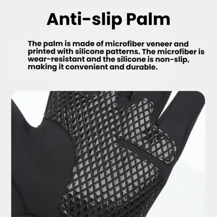 Electric Heated Gloves For Men & Women 3 Heat Settings, Cold/Windproof Winter Thermal Gloves For Outdoor Riding, Skiing, Hiking, Free Size
