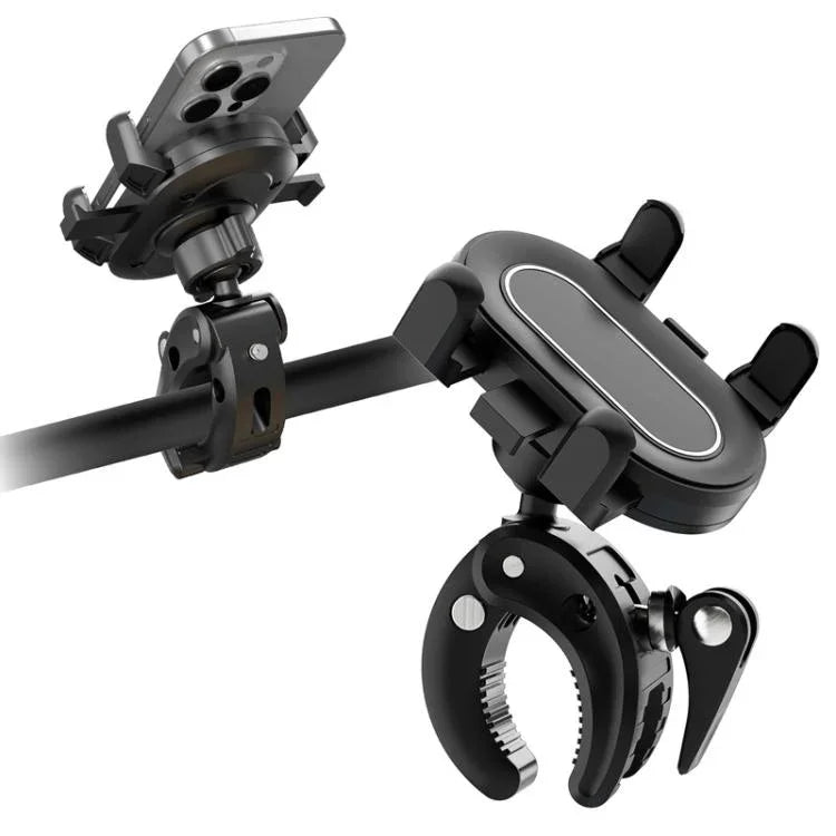 Phone Holder With Secure Clamp For Baby Strollers / Infant Pushchairs, Phone Holder