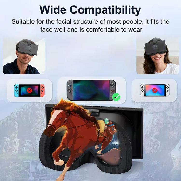 نظارات VR لألعاب Nintendo Switch 2 STARTRC GAMES، موديل ترقية النخبة، إكسسوارات جهاز الألعاب HD 3D