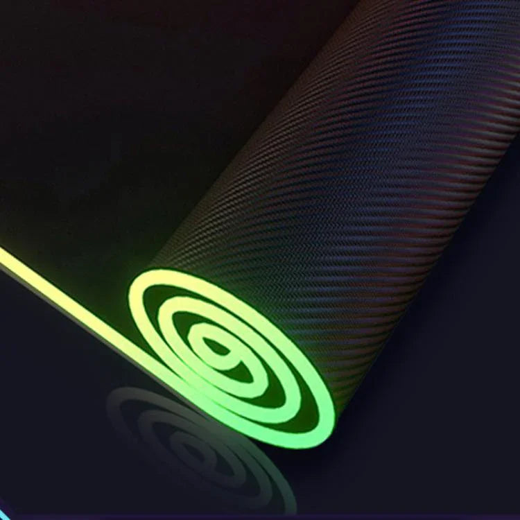 لوحة ماوس ولوحة مفاتيح مضيئة LED Micro-USB مع أضواء RGB ملونة وحافة محكمة سميكة، 250x350x3 مم، 250x350x4 مم، 300x800x3 مم، 300x800x4 مم، 400x900x3 مم، 400x900x4 مم