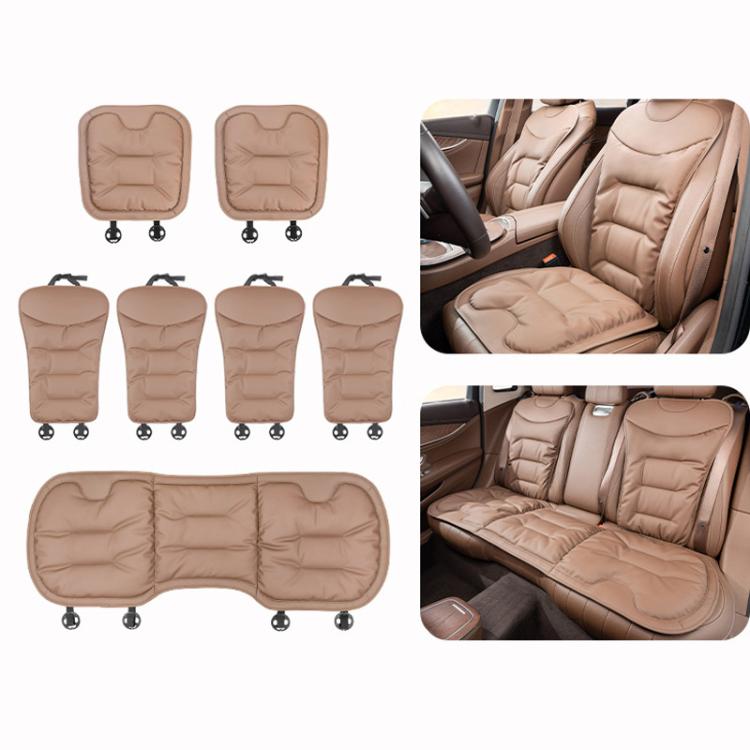 Car Seat Cushion Thickened Non-Slip Front Rear Seat Cushions, Front Seat Cushion Black, Front Seat Cushion Brown, Front Seat Cushion Red, Back Cushion Black, Back Cushion Brown, Back Cushion Red, Rear Seat Cushion Black, Rear Seat Cushion Brown        ...
