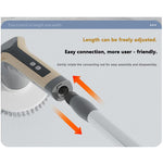 7 In 1 Extendable Electric Cleaning Brush Multi-Surface Scrubber for Bathroom, Stove, Car & Tile