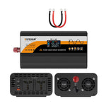 12V / 24V To 220V Pure Sine Wave Inverter Universal Car Power Converter, 800W Black, 1400W Black, 2000W Black, 3000W Black, 3600W Black, 4000W Black, 800W Red, 1400W Red, 2000W Red, 3000W Red
