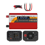 12V / 24V To 220V Pure Sine Wave Inverter Universal Car Power Converter, 800W Black, 1400W Black, 2000W Black, 3000W Black, 3600W Black, 4000W Black, 800W Red, 1400W Red, 2000W Red, 3000W Red