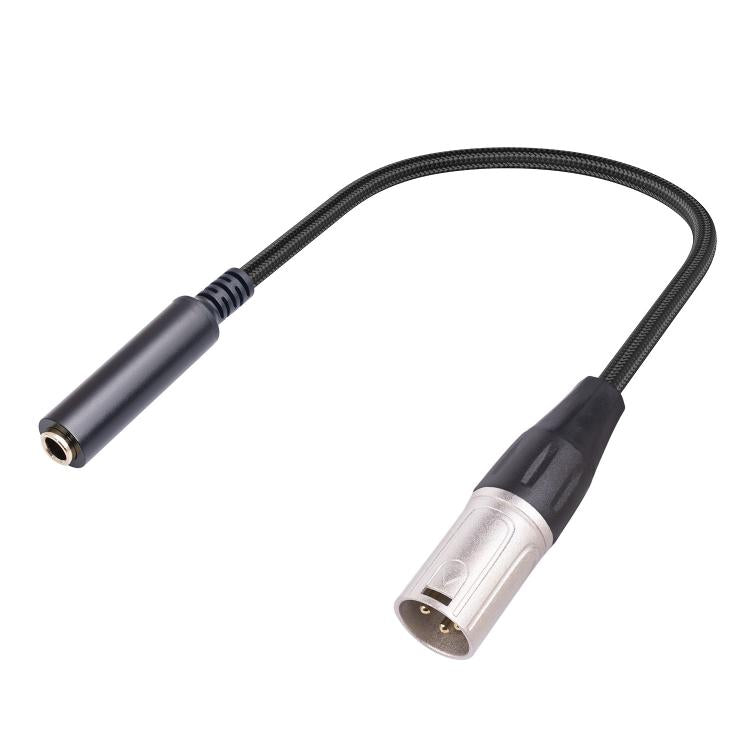 كابل محول صوت 6.35 مم أنثى إلى XLR ذكر إلى 1/4 بوصة TRS، 6.35 مم أنثى إلى XLR ذكر